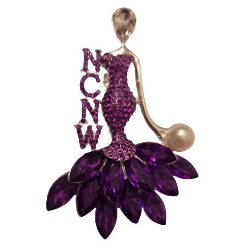 Dazzle Doll - NCNW pin (brooch)