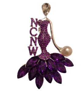 Dazzle Doll - NCNW pin (brooch)