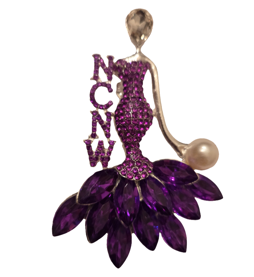 Dazzle Doll - NCNW pin (brooch)