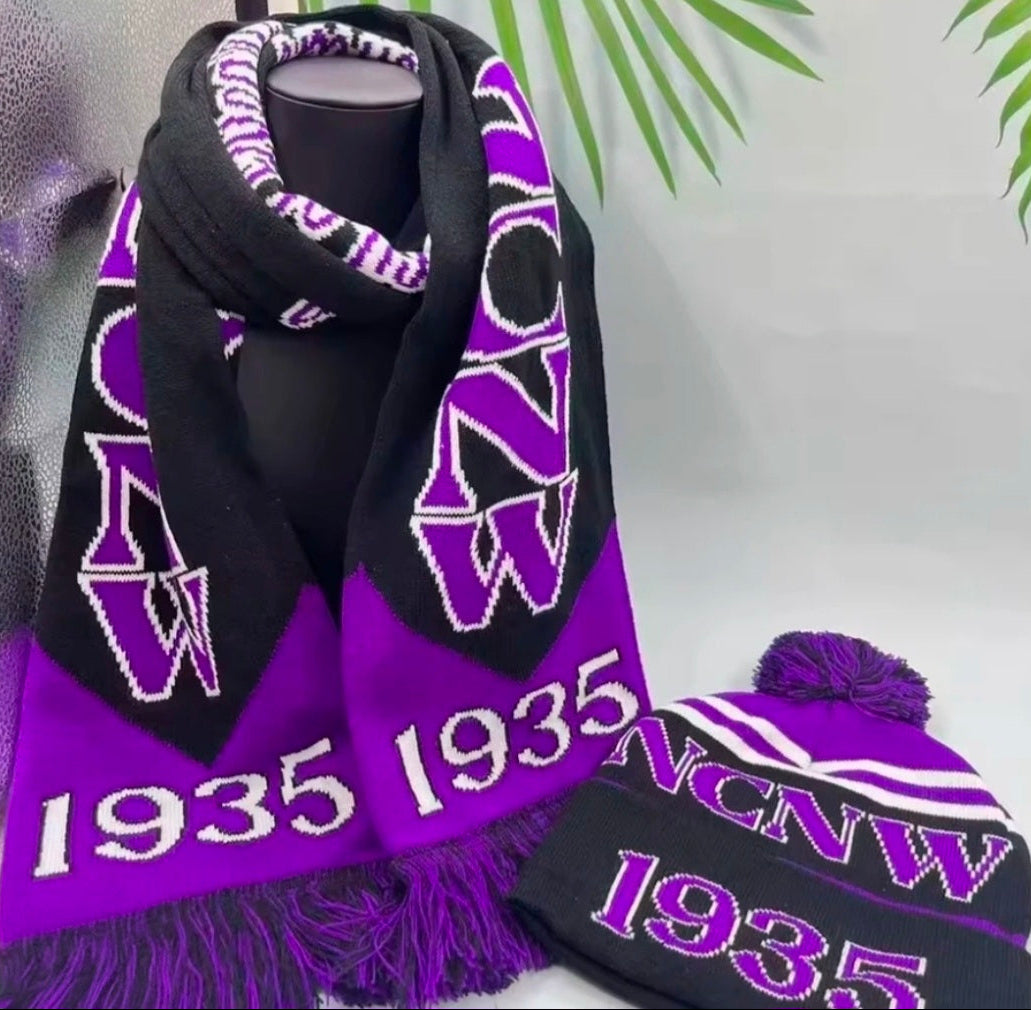 Knit Cap & Scarf Set