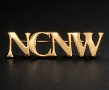 New! Sleek NCNW Pin (brooch) - Silver, Gold or Purple