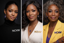 New! Sleek NCNW Pin (brooch) - Silver, Gold or Purple